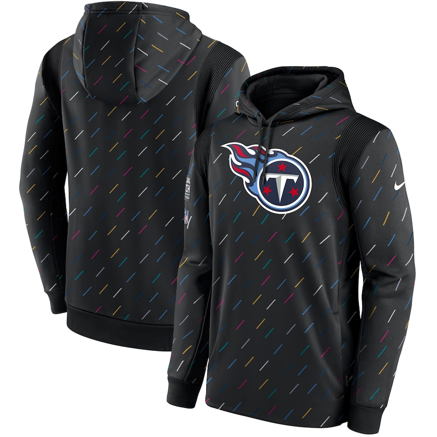 Women NFL Tennessee Titans 2025 Nike black hoodie